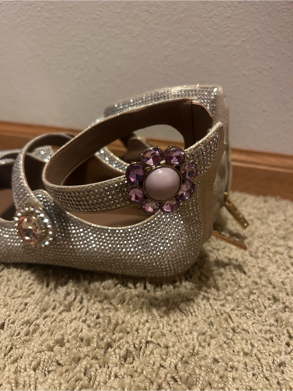Kurt Geiger Ornate Gladiator Ballet Shoes Sise 41/10 - Picture 4 of 13